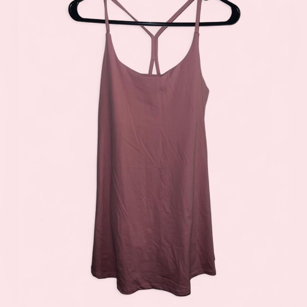 Chic Pink Nylon Blend Dress